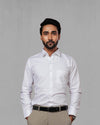 Avenger White Dobby Shirt