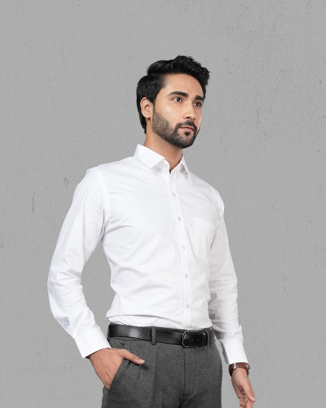 Luxury Cotton Satin Shirt
