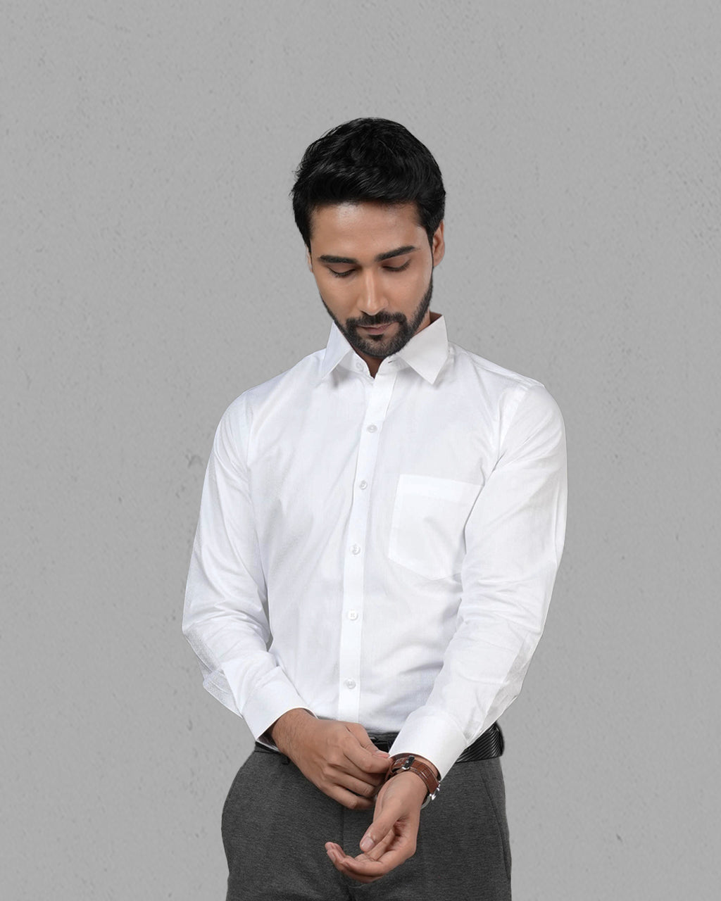 Luxury Cotton Satin Shirt