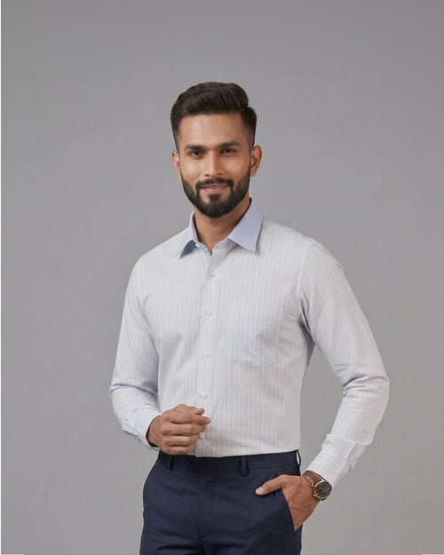 Dobby Stripe Formal Shirt