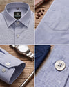 Solid Textured Cotton Shirt