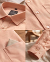 Solid Textured Cotton Shirt