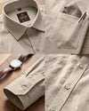 Solid Textured Cotton Shirt