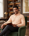Solid Textured Cotton Shirt