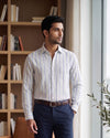 Summer Stripe Cotton Shirt