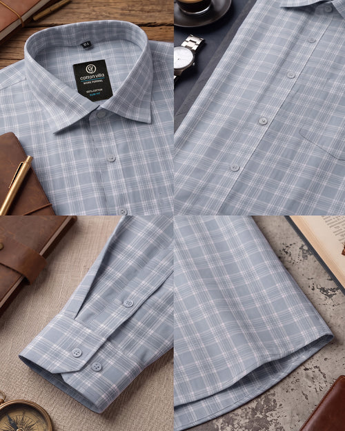 Classic Office Check Shirt