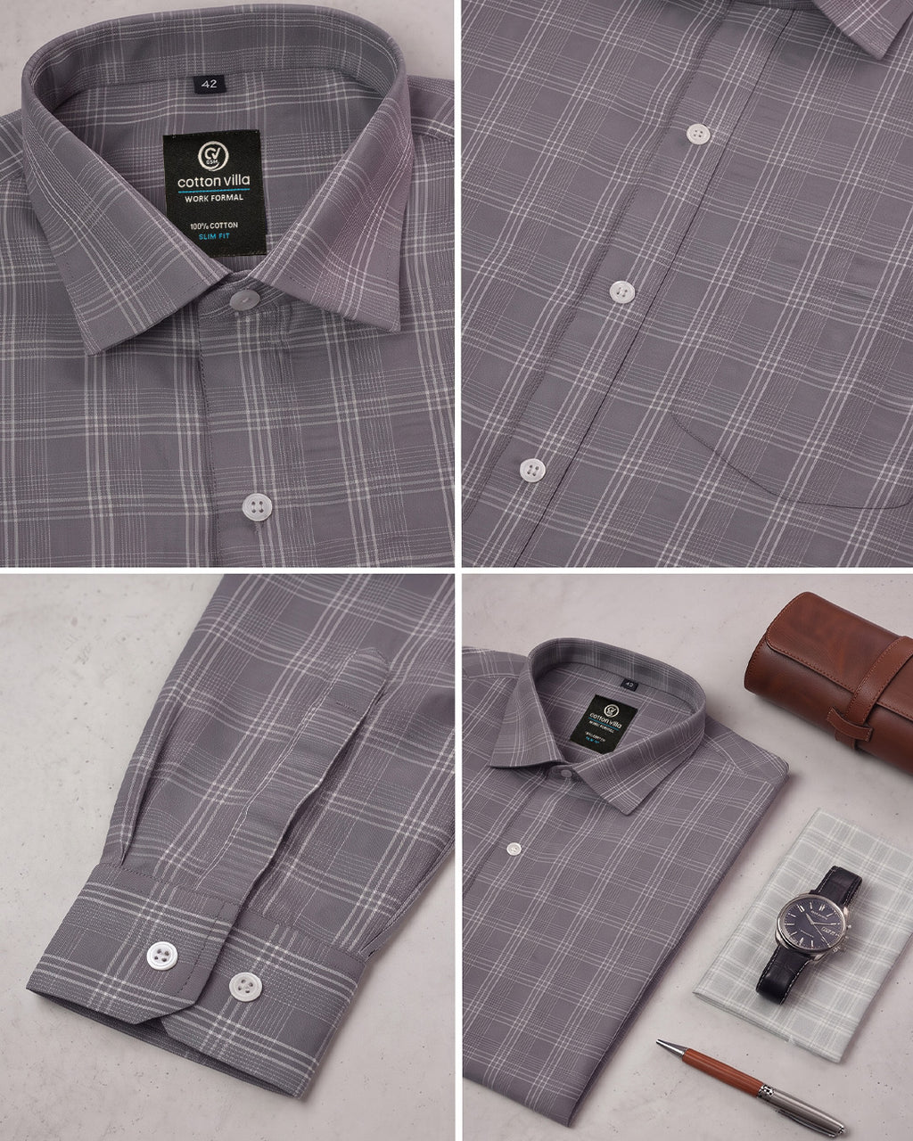 Monochrome Maze 100% Cotton Shirt